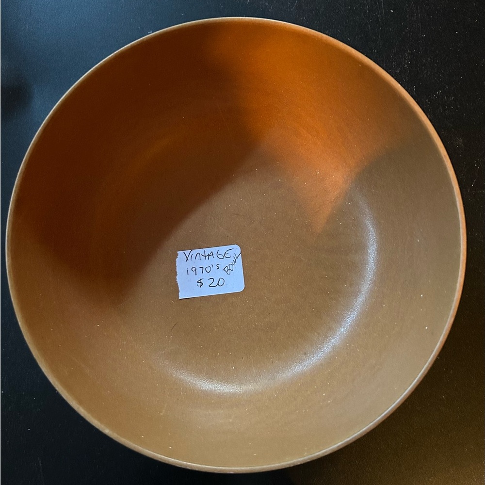 Vintage 1970’s Wooden Bowl